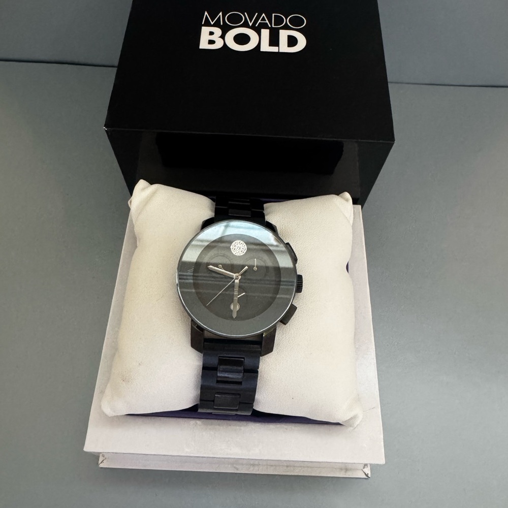 Movado Bold Black Men's Watch